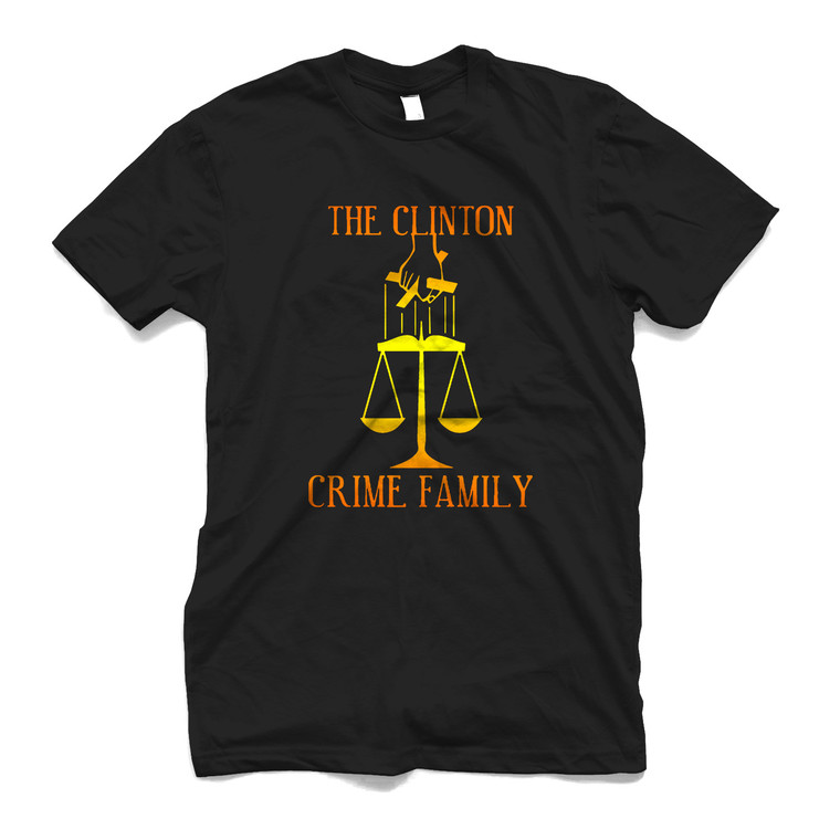 THE CLINTON CRIME FAMILY Men's T-Shirt THE CLINTON CRIME FAMILY Men's T-Shirt