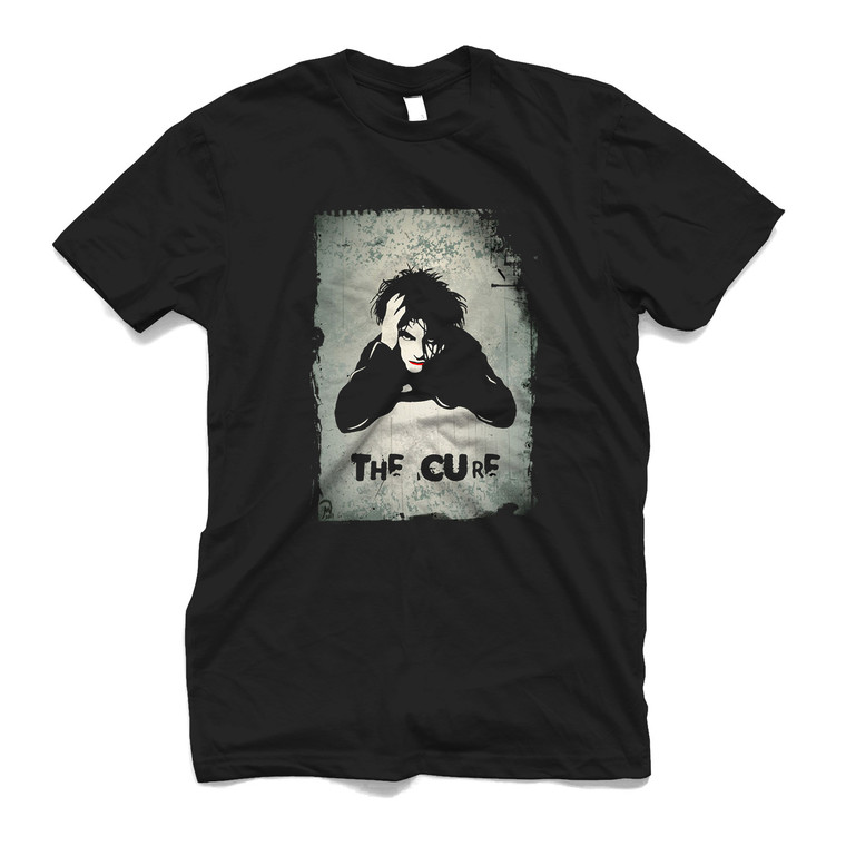 THE CURE GOTH INDIE ROCK BAND Men's T-Shirt THE CURE GOTH INDIE ROCK BAND Men's T-Shirt