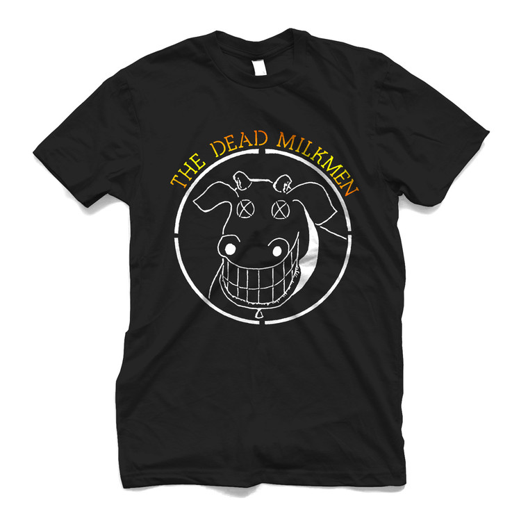 THE DEAD MILMEN PUNK ROCK BAND COW Men's T-Shirt THE DEAD MILMEN PUNK ROCK BAND COW Men's T-Shirt
