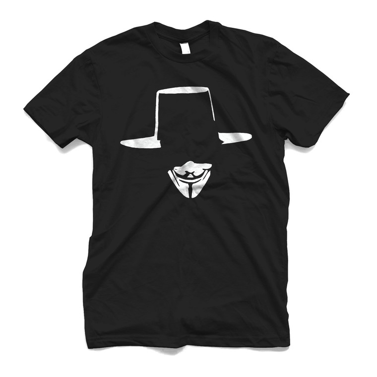 V FOR VENDETTA LOGO Men's T-Shirt