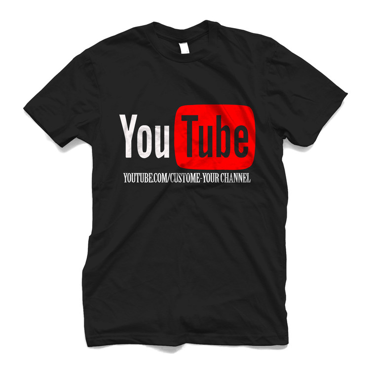 YOUTUBE CUSTOME YOUR CHANNEL Men's T-Shirt YOUTUBE CUSTOME YOUR CHANNEL Men's T-Shirt