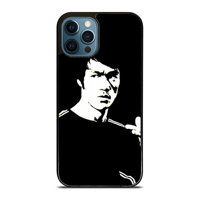 BRUCE LEE BLACK WHITE iPhone 12 Pro Max Case