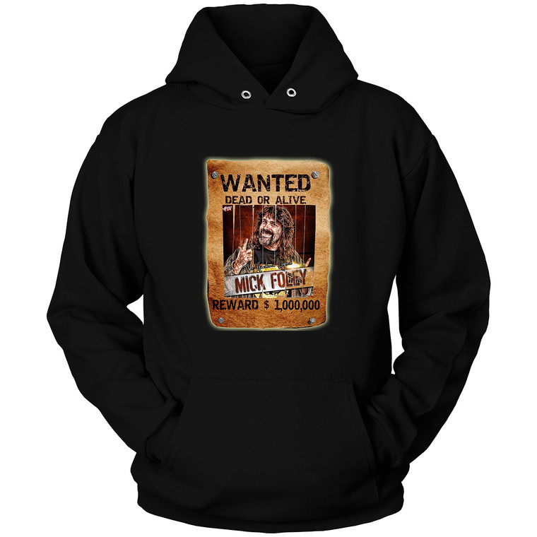 CACTUS JACK MICK FOLEY WANTED POSTER Hoodie