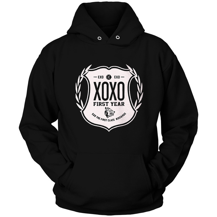 EXO XOXO WOLF 88 BLACK Hoodie