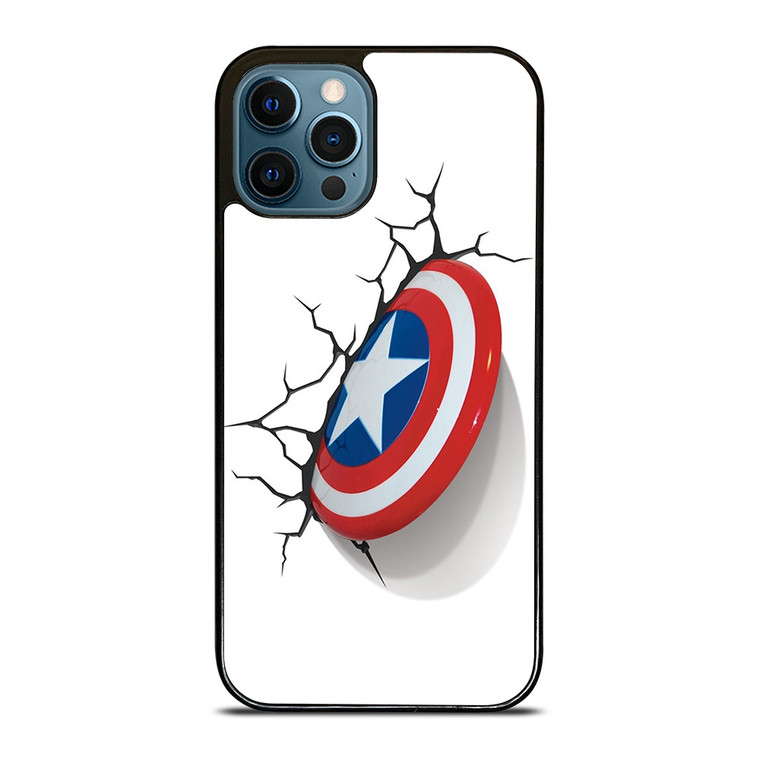 CAPTAIN AMERICA SHIELD 3D iPhone 12 Pro Max Case CAPTAIN AMERICA SHIELD 3D iPhone 12 Pro Max Case