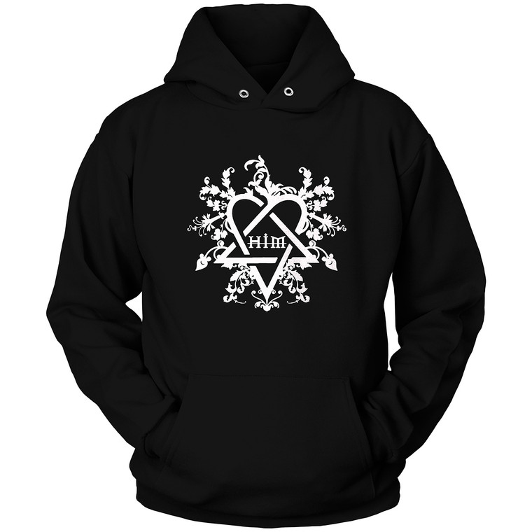 HIM H.I.M FILEGREE LOGO HEARTAGRAM 2 Hoodie