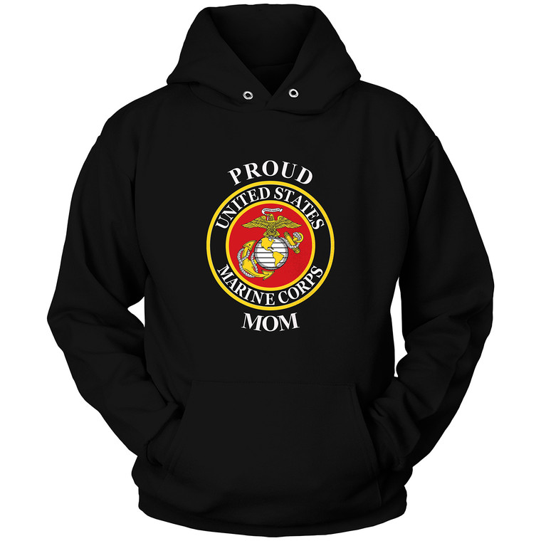 PROUD MARINE MOM US ARMY 1 Hoodie PROUD MARINE MOM US ARMY 1 Hoodie