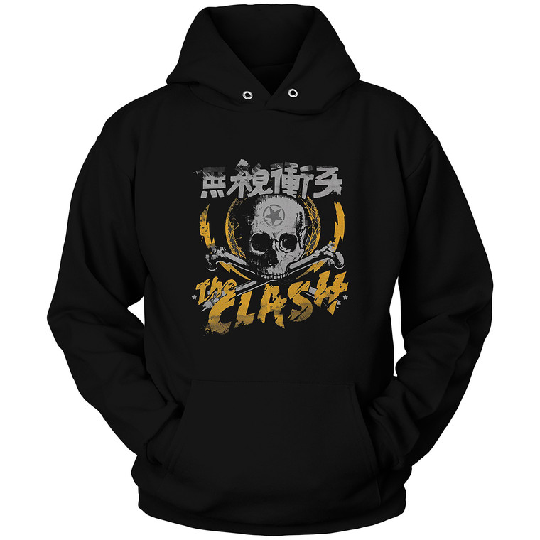 THE CLASH JAPANESE TOUR SKULL Hoodie THE CLASH JAPANESE TOUR SKULL Hoodie