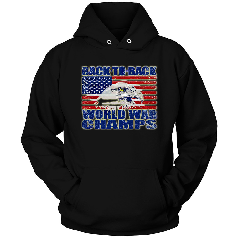 USA BACK TO BACK WORLD WAR CHAMP Hoodie
