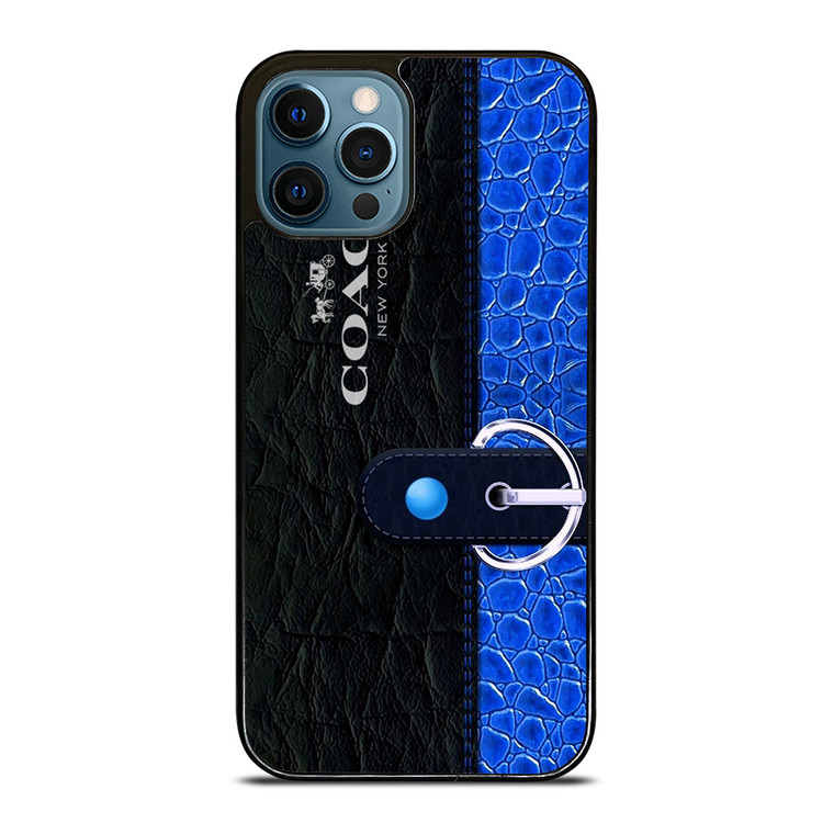 COACH BAG BLUE iPhone 12 Pro Max Case