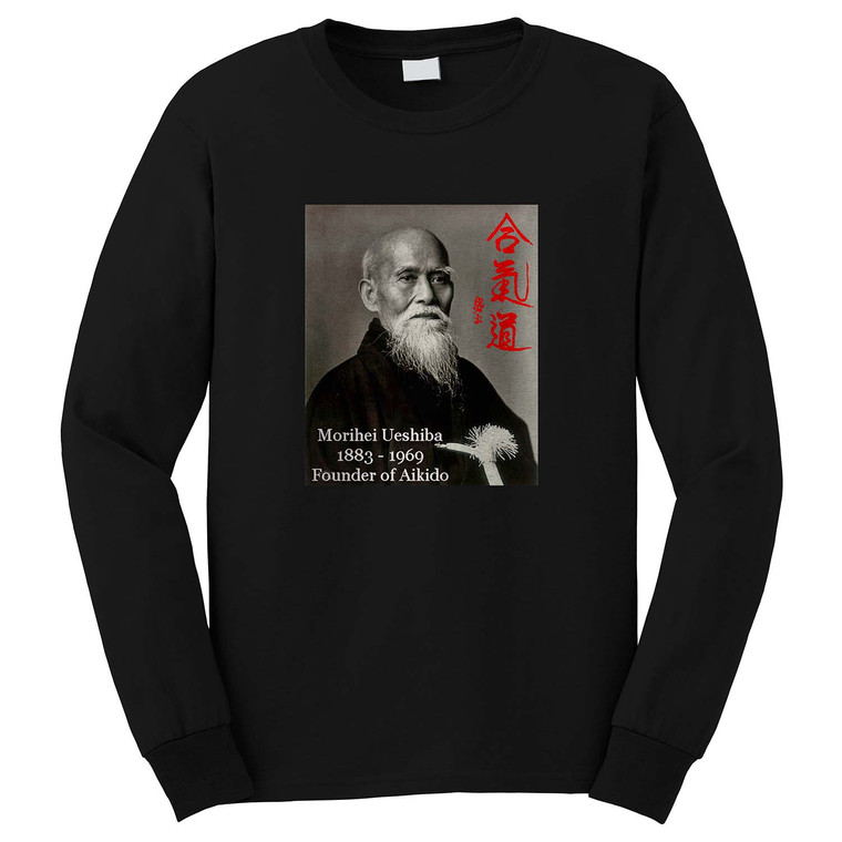 AIKIDO FOUNDER Long Sleeve T-Shirt