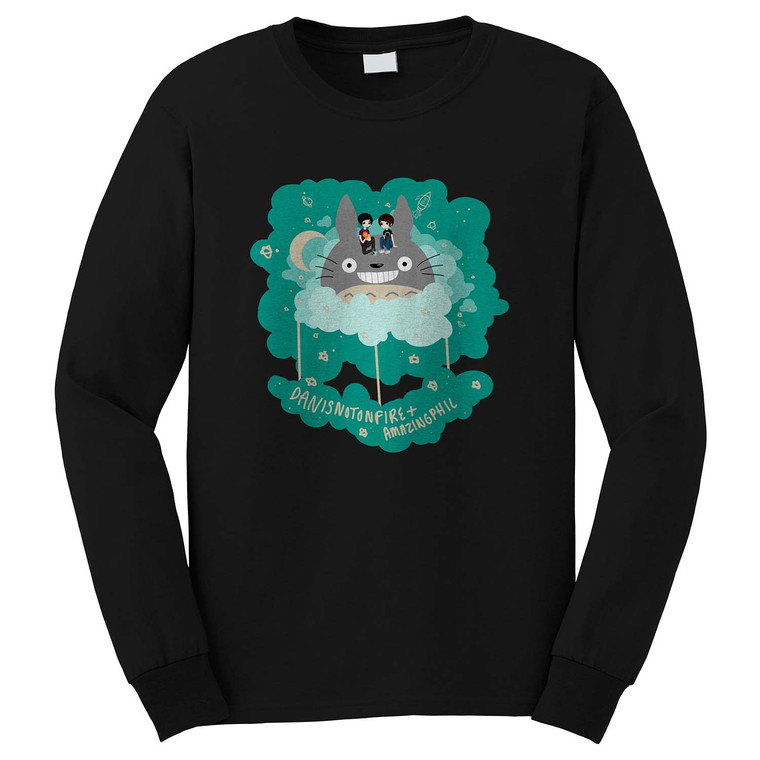 ANIME DAN AND PHIL TOTORO Long Sleeve T-Shirt ANIME DAN AND PHIL TOTORO Long Sleeve T-Shirt