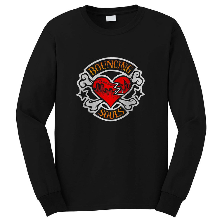 BOUNCING SOULS HEART Long Sleeve T-Shirt