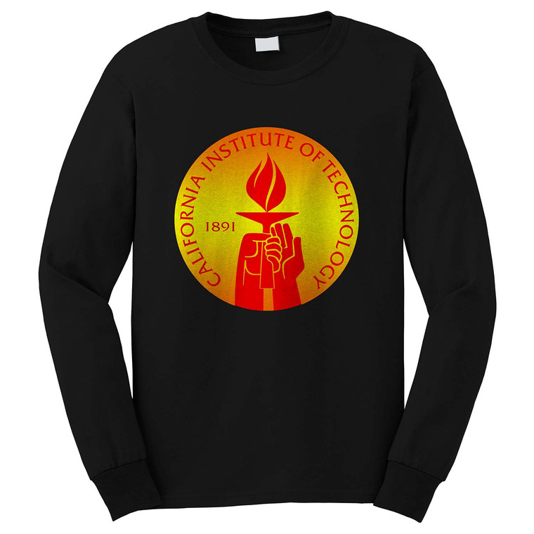 CALIFORNIA INSTITUTE OF TECHNOLOGY CALTECH LOGO Long Sleeve T-Shirt