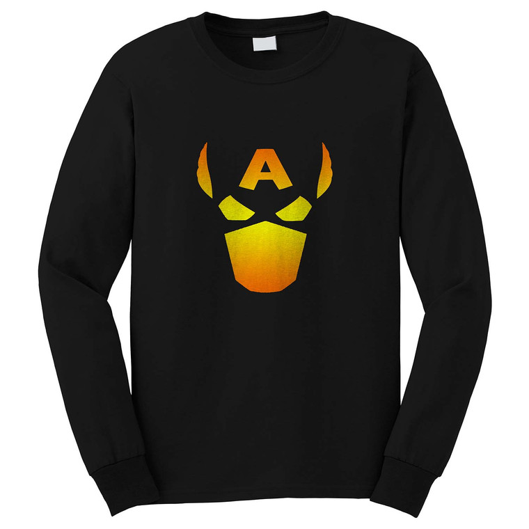 CAPTAIN AMERICA GOLD MASK EDITION Long Sleeve T-Shirt