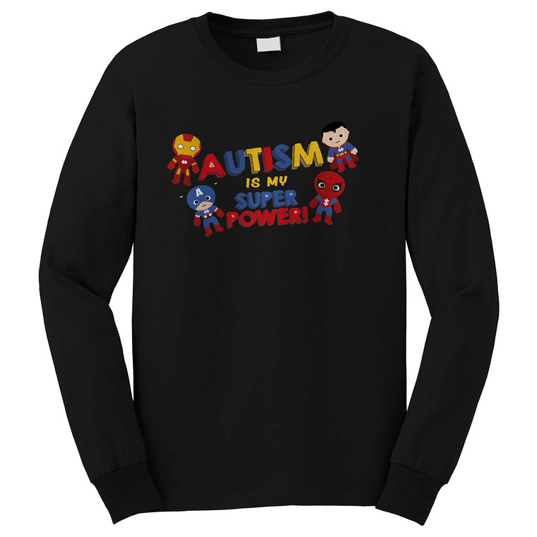 CAPTAIN AUTISM 1 Long Sleeve T-Shirt