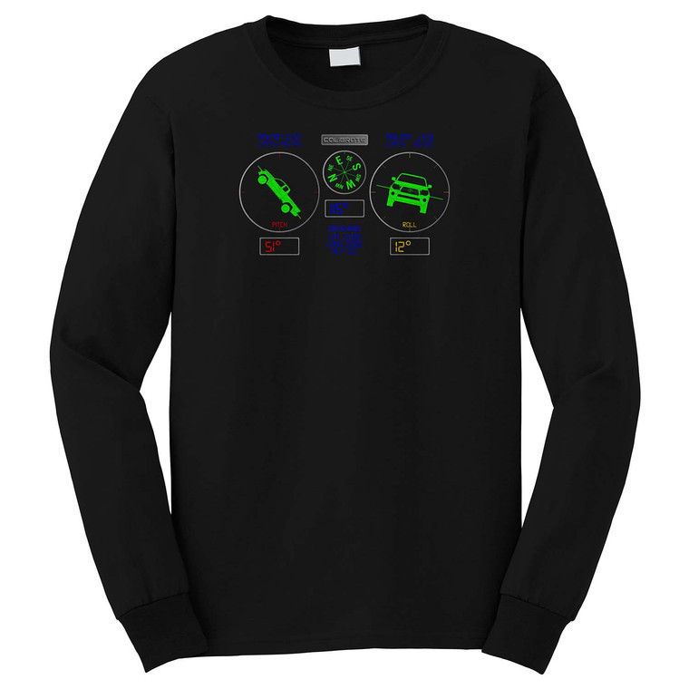 CLINOMETER OFF ROAD JEEP 4 RUNNER LIGHT Long Sleeve T-Shirt