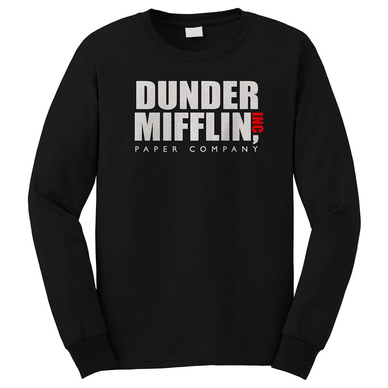 DUNDER MIFFLIN Long Sleeve T-Shirt