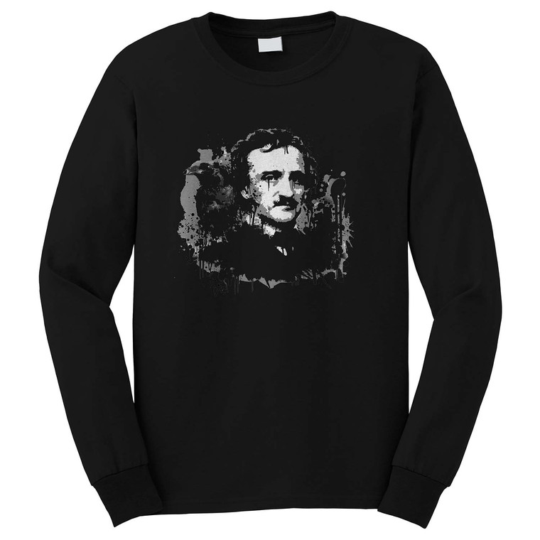 EDGAR ALLAN POE NEVERMORE Long Sleeve T-Shirt