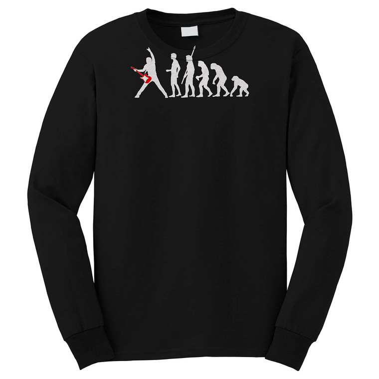 EVOLUTION MAN GUITARS1 Long Sleeve T-Shirt EVOLUTION MAN GUITARS1 Long Sleeve T-Shirt