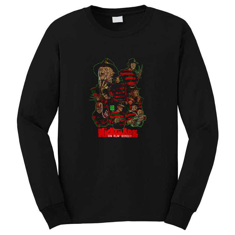 FREDDY KRUEGER A NIGHTMARE ON ELM STREET Long Sleeve T-Shirt