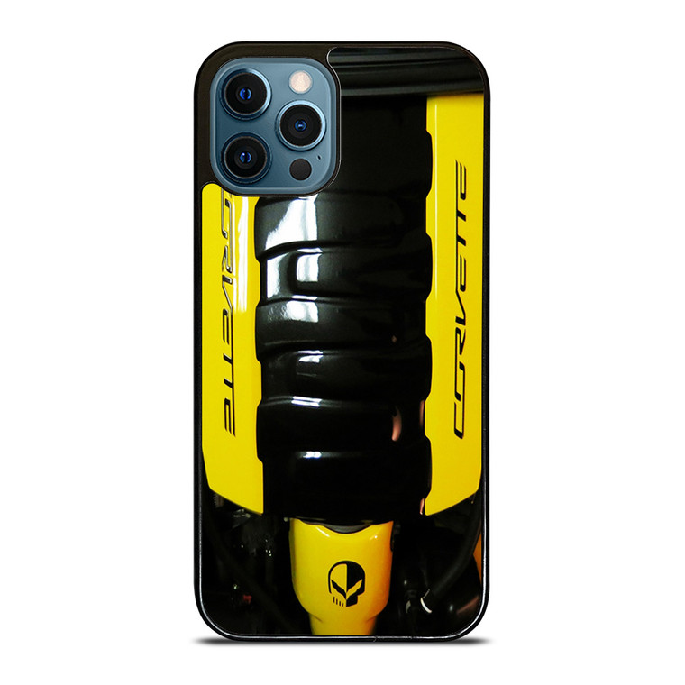 CORVETTE ENGINE YELLOW iPhone 12 Pro Max Case