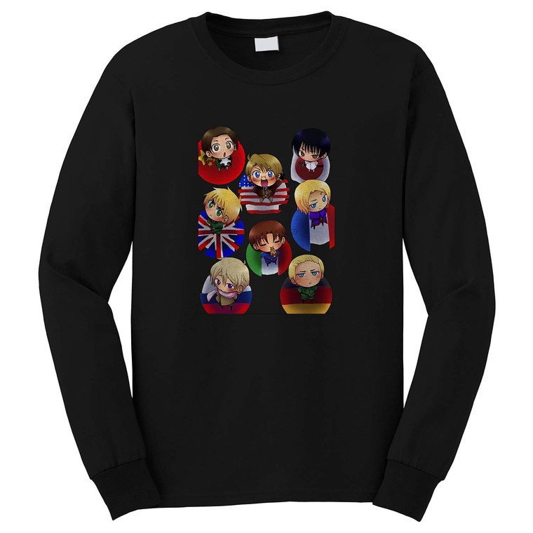 HETALICA AXIS POWERS Long Sleeve T-Shirt