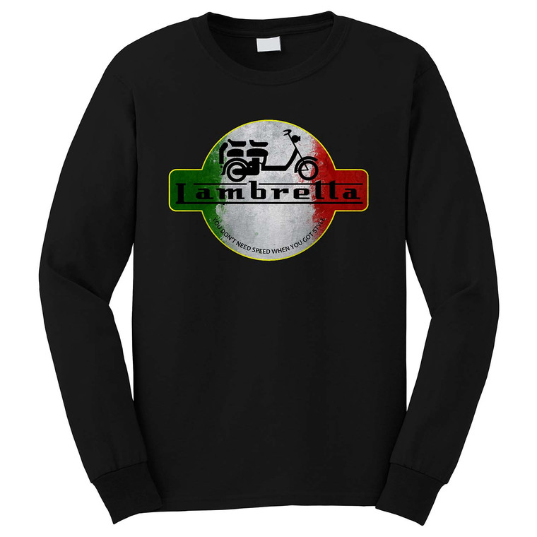 LAMBRETTA SCOOTER Long Sleeve T-Shirt