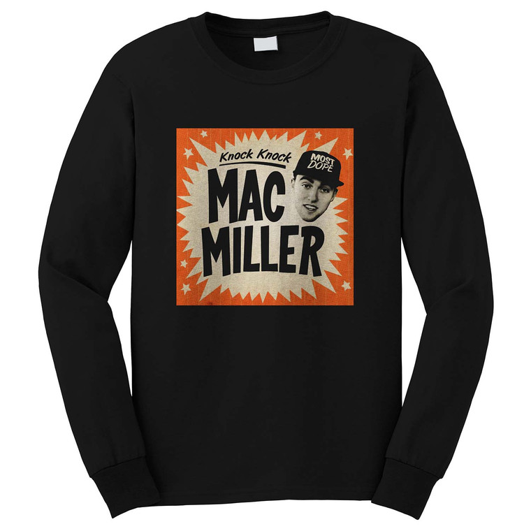MAC MILLER KNOCK KNOCK Long Sleeve T-Shirt MAC MILLER KNOCK KNOCK Long Sleeve T-Shirt