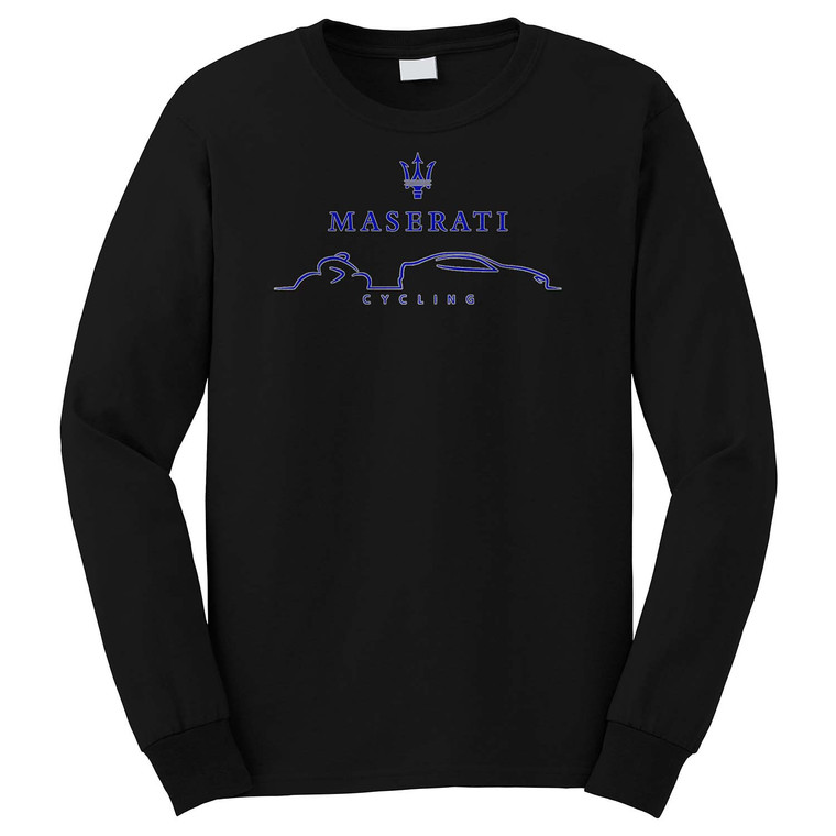 MASERATI LOGO Long Sleeve T-Shirt