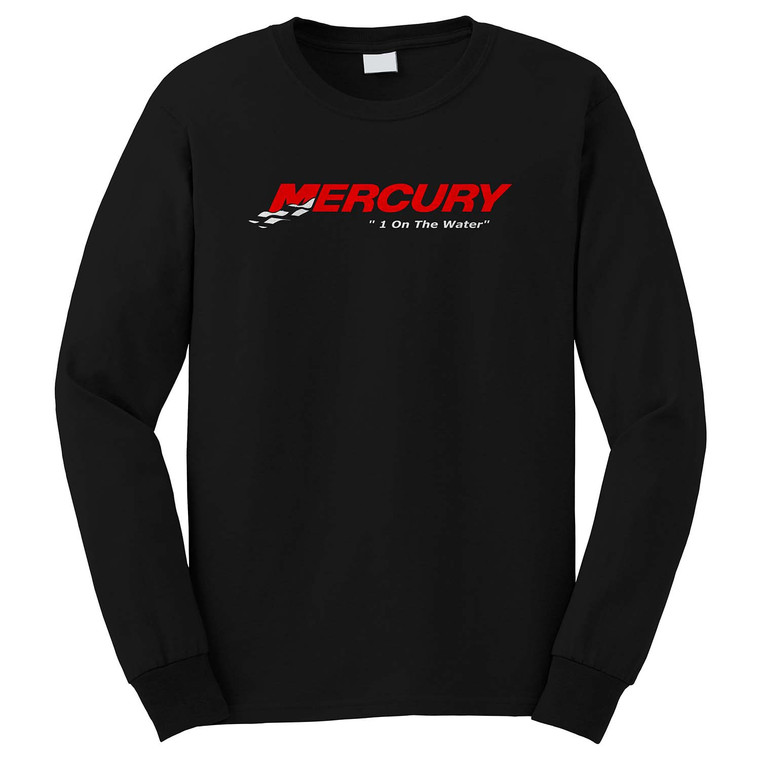 MERCURY PRO BASS FISHING LOGO Long Sleeve T-Shirt MERCURY PRO BASS FISHING LOGO Long Sleeve T-Shirt