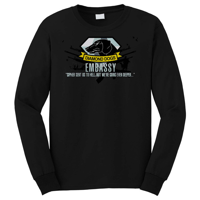 METAL GEAR SOLID DIAMONDS DOGS Long Sleeve T-Shirt