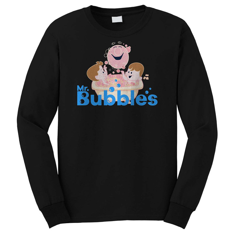 MR. BUBBLE Long Sleeve T-Shirt
