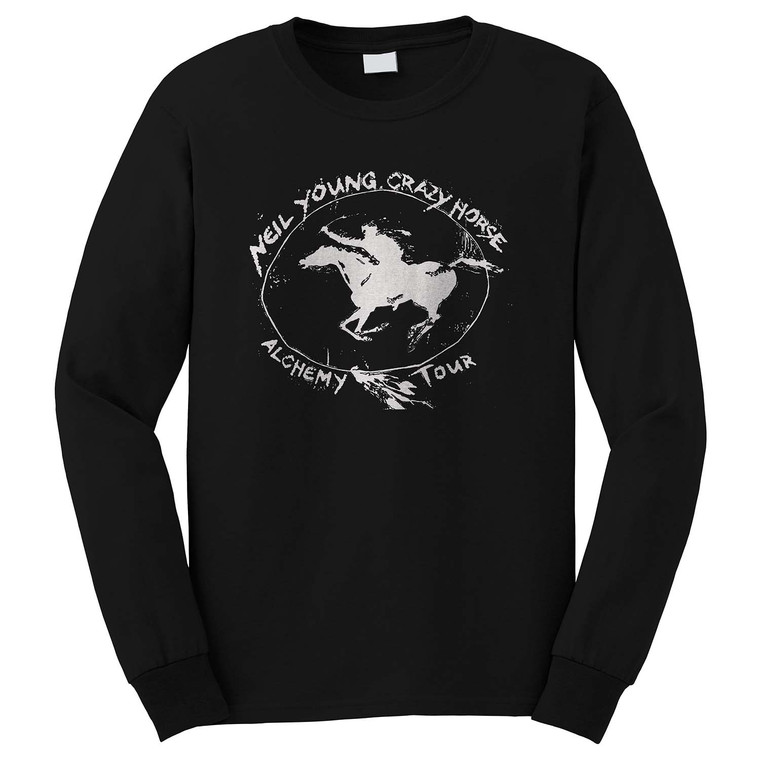 NEIL YOUNG AND CRAZY HORSE RAGGED Long Sleeve T-Shirt