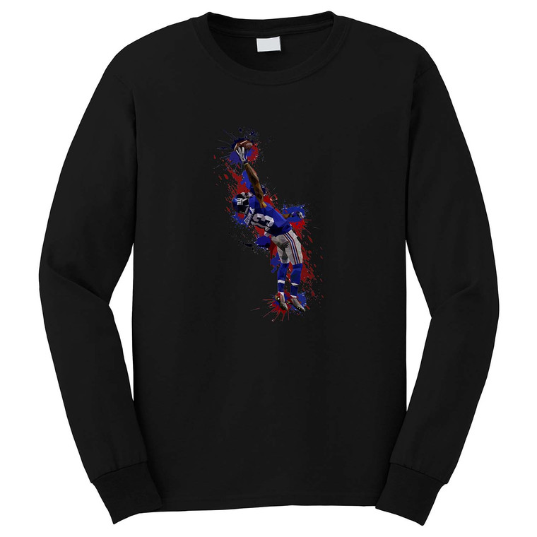 ODELL BECKHAM JR GIANTS 1 Long Sleeve T-Shirt