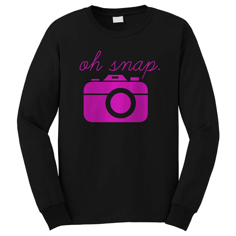 OH SNAP! FUNNY PHOTOGRAPHER Long Sleeve T-Shirt