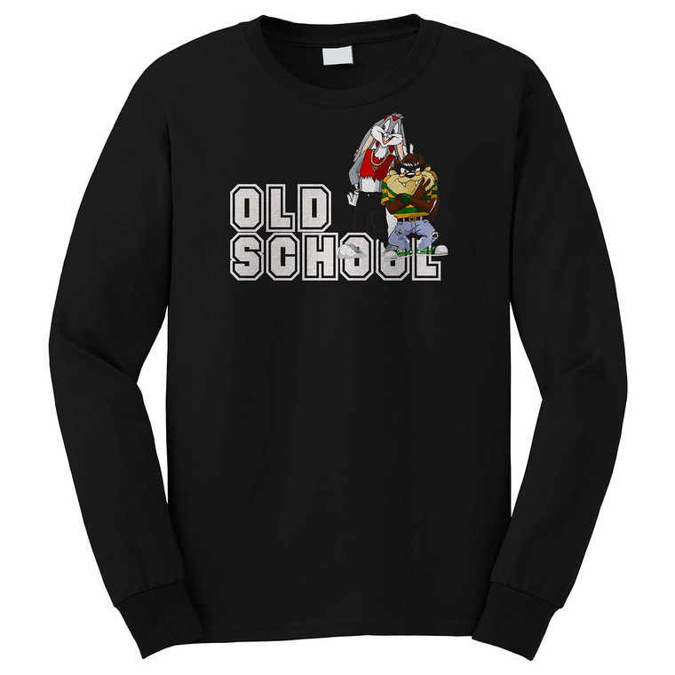 OLD SCHOOL BUGS BUNNY TAZ Long Sleeve T-Shirt OLD SCHOOL BUGS BUNNY TAZ Long Sleeve T-Shirt