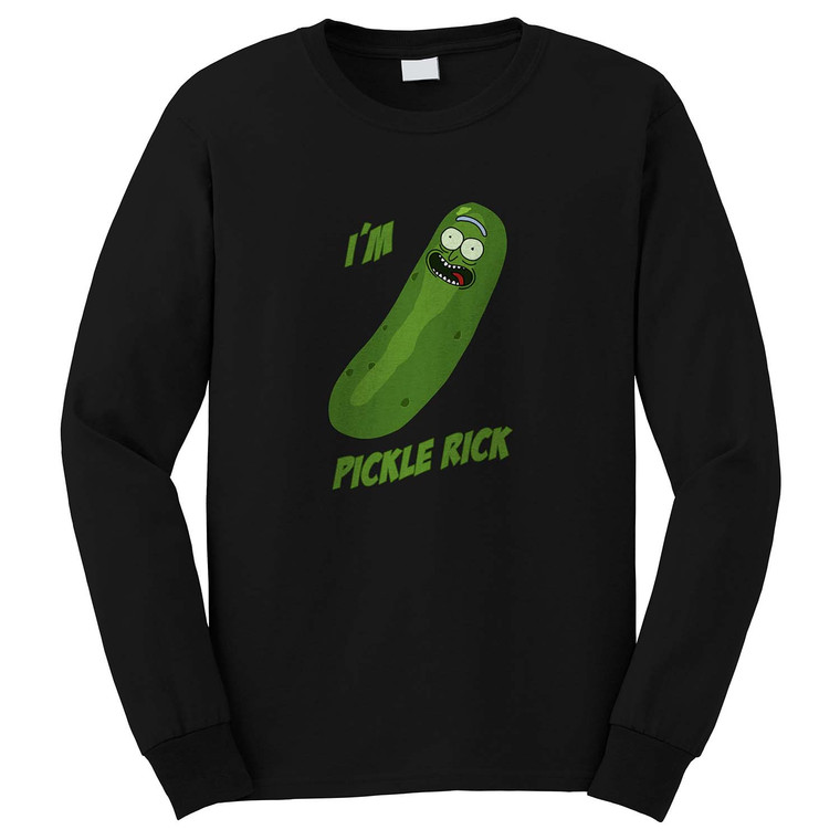 POCKET PICKLE RICK 3 Long Sleeve T-Shirt