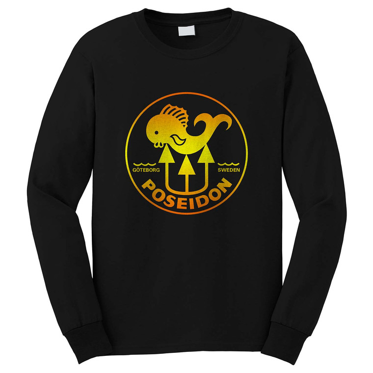 POSEIDON VINTAGE SCUBA TANK Long Sleeve T-Shirt