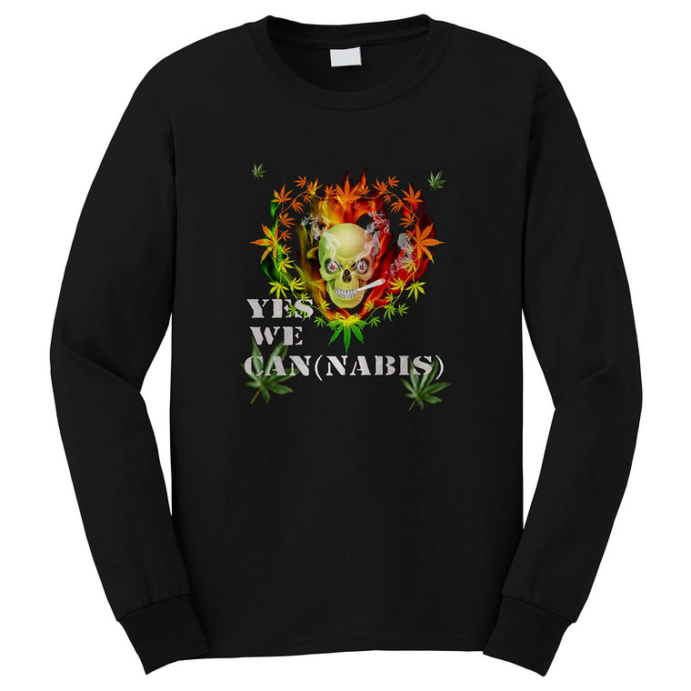POT HEAD CANNABIS SATIVA INDICA Long Sleeve T-Shirt