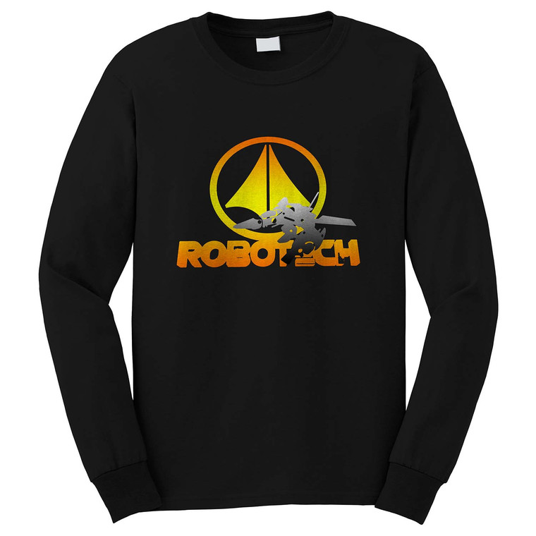 ROBOTECH ANIME CARTOON LOGO Long Sleeve T-Shirt