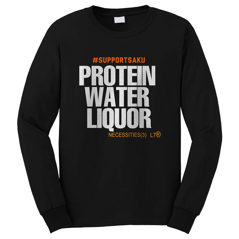SAKU KAZUSHI SAKURABA PROTEIN WATER LIQUOR Long Sleeve T-Shirt