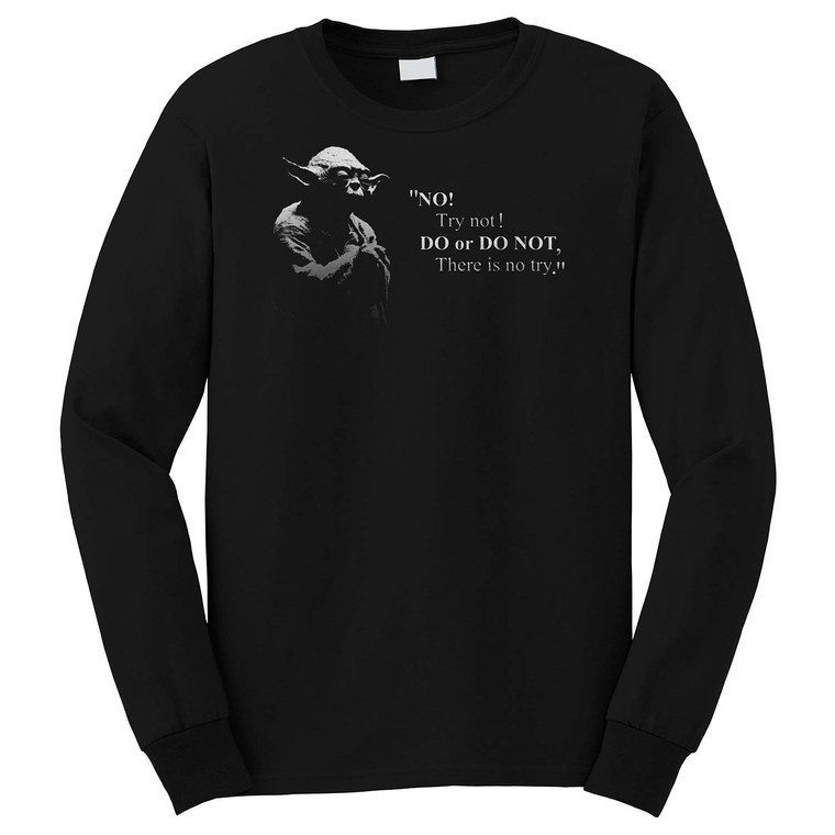 STAR WARS JEDI MASTER YODA Long Sleeve T-Shirt STAR WARS JEDI MASTER YODA Long Sleeve T-Shirt