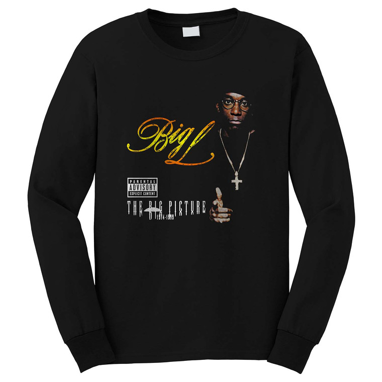 THE BIG PICTURE BIG L LAMONT COLEMAN Long Sleeve T-Shirt THE BIG PICTURE BIG L LAMONT COLEMAN Long Sleeve T-Shirt