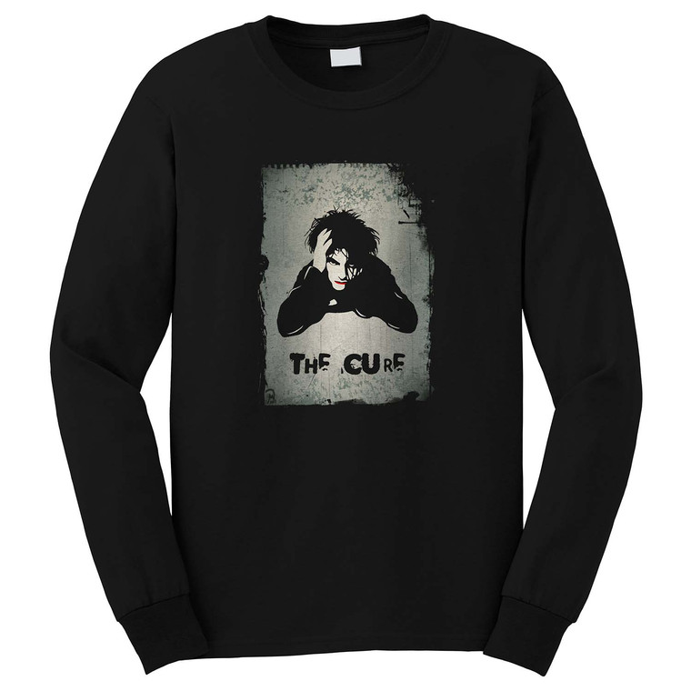 THE CURE GOTH INDIE ROCK BAND Long Sleeve T-Shirt THE CURE GOTH INDIE ROCK BAND Long Sleeve T-Shirt