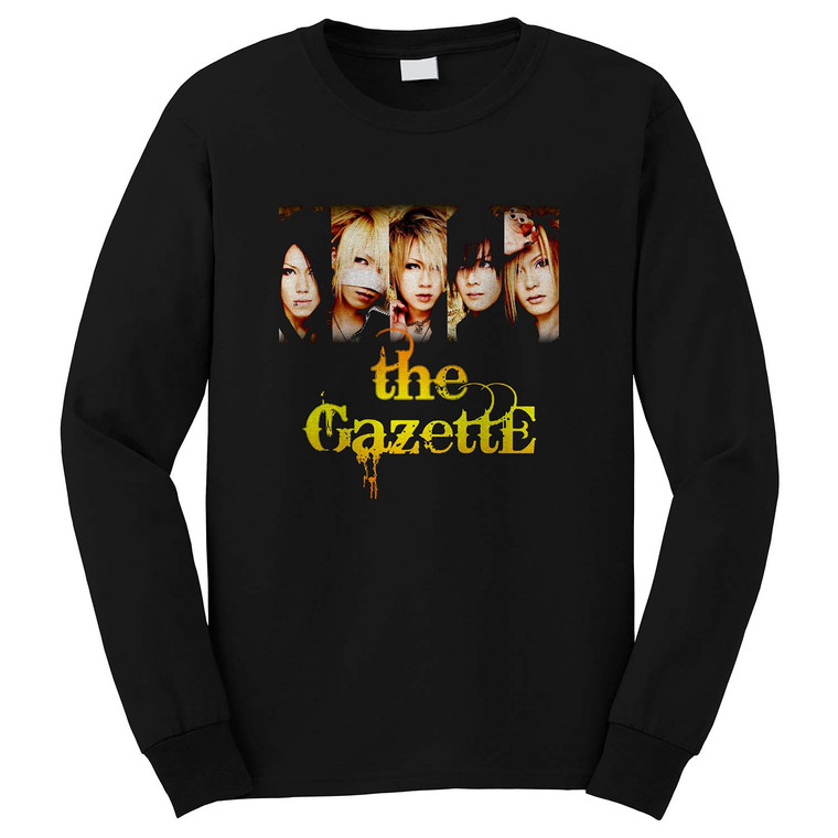 THE GAZETTE GAZETO JAPANESE Long Sleeve T-Shirt THE GAZETTE GAZETO JAPANESE Long Sleeve T-Shirt