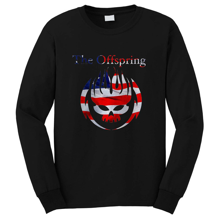 THE OFFSPRING US FLAG TOUR LOGO Long Sleeve T-Shirt