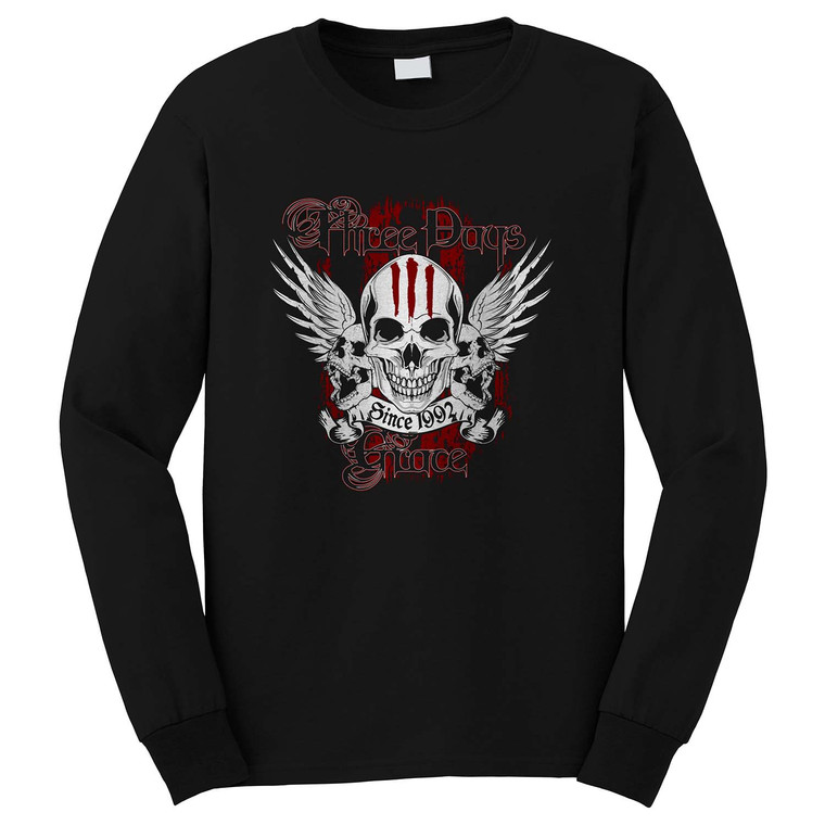 THREE DAYS GRACE SINCE 1992 2 Long Sleeve T-Shirt THREE DAYS GRACE SINCE 1992 2 Long Sleeve T-Shirt