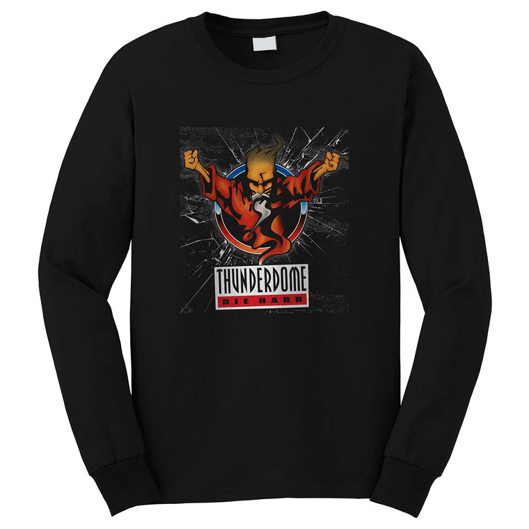 THUNDERDOME ID&T HARDCORE TECHNO AND GABBER 1 Long Sleeve T-Shirt THUNDERDOME ID&T HARDCORE TECHNO AND GABBER 1 Long Sleeve T-Shirt