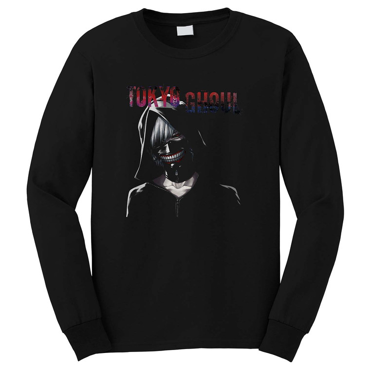 TOKYO GHOUL KANEKI'S FACE Long Sleeve T-Shirt